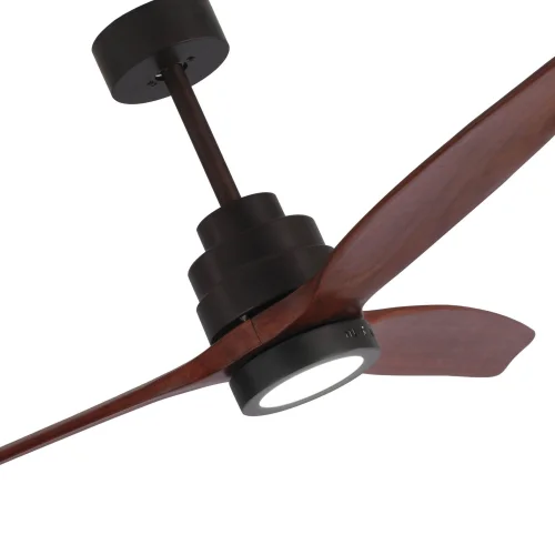 VENTILADOR DE TETO LEVOU KALEO 15W 4000K CAFÉ