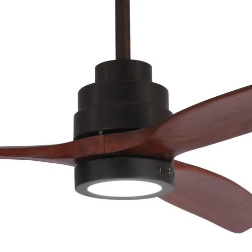 VENTILADOR DE TETO LEVOU KALEO 15W 4000K CAFÉ