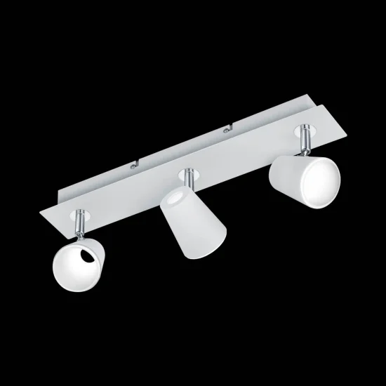 HOLOFOTES 3 LUZES DE CLEON BRANCA 6W 3000K 2