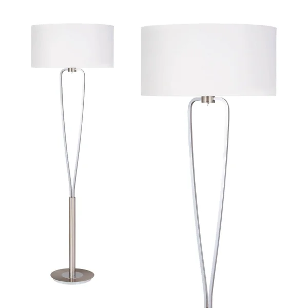 LÂMPADA DE PISO NÍQUEL TOULOUSE