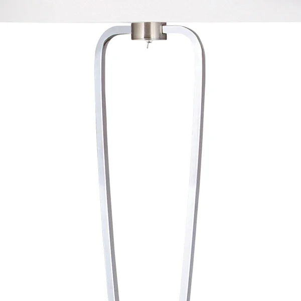 LÂMPADA DE PISO NÍQUEL TOULOUSE