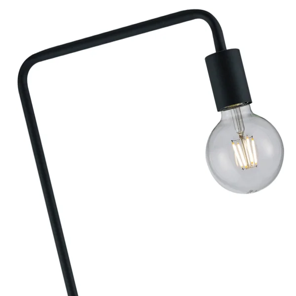 LÂMPADA DE CHÃO GLADSTONE PRETO