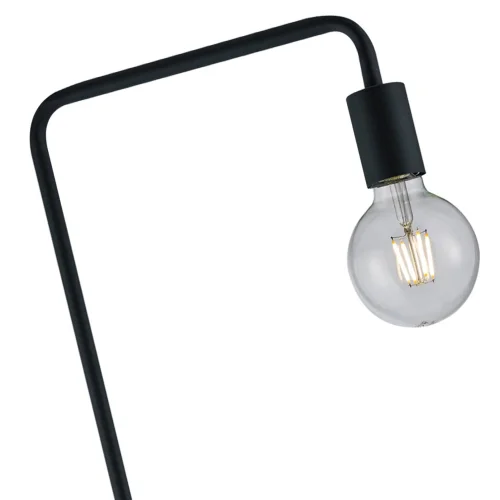 LÂMPADA DE CHÃO GLADSTONE PRETO