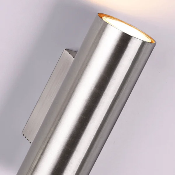 LÂMPADA DE PAREDE ENXERTO DE NÍQUEL FOSCO