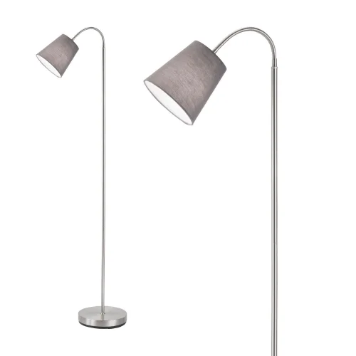 LÂMPADA DE PISO DUBBO CINZA