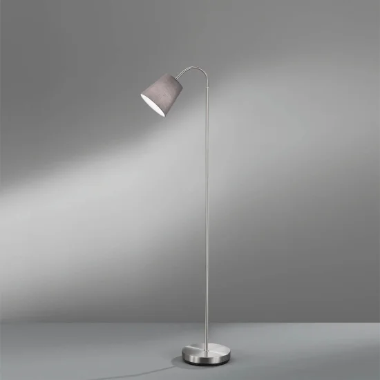 LÂMPADA DE PISO DUBBO CINZA 2