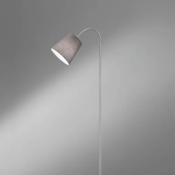 LÂMPADA DE PISO DUBBO CINZA