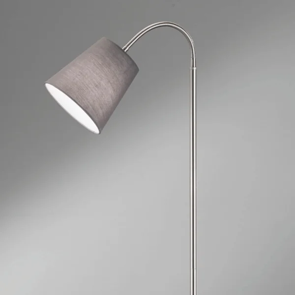 LÂMPADA DE PISO DUBBO CINZA