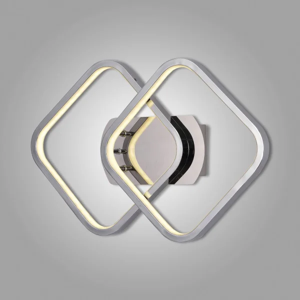 LÂMPADA DE PAREDE LED MELCHOR 24W 4000K CROMADO