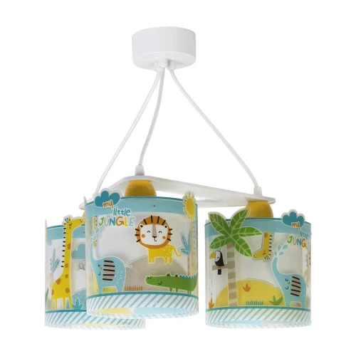 LÂMPADA DE TETO MINHA PEQUENA SELVA 3 LUZES