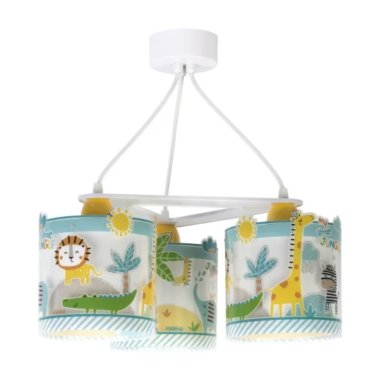 LÂMPADA DE TETO MINHA PEQUENA SELVA 3 LUZES 2