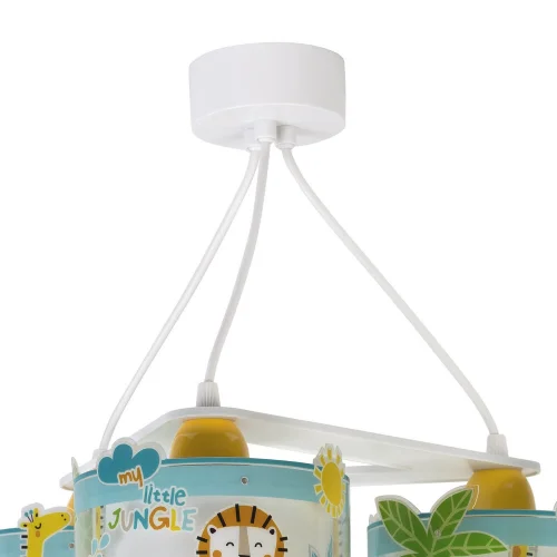 LÂMPADA DE TETO MINHA PEQUENA SELVA 3 LUZES