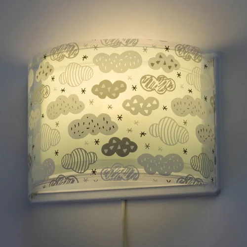 NUVENS VERDES LÂMPADA DE PAREDE