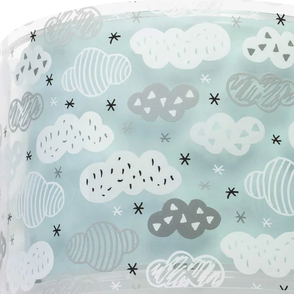 NUVENS VERDES LÂMPADA DE PAREDE