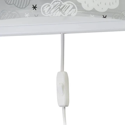 NUVENS DE LÂMPADA DE PAREDE CINZA