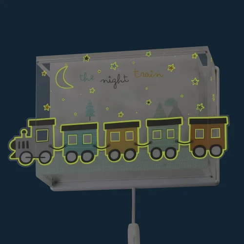 LÂMPADA DE PAREDE DO TREM NOTURNO LÂMPADA DE PAREDE DO TREM NOTURNO