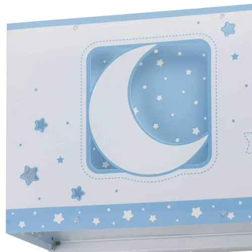 LÂMPADA DE PAREDE LUA AZUL