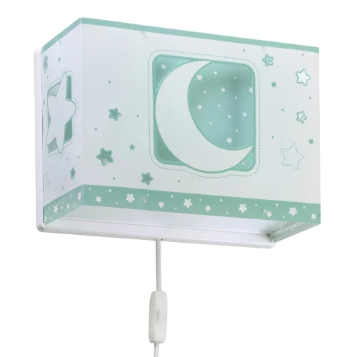 LÂMPADA DE PAREDE DA LUA VERDE