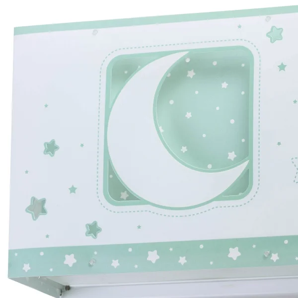 LÂMPADA DE PAREDE DA LUA VERDE