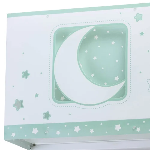 LÂMPADA DE PAREDE DA LUA VERDE