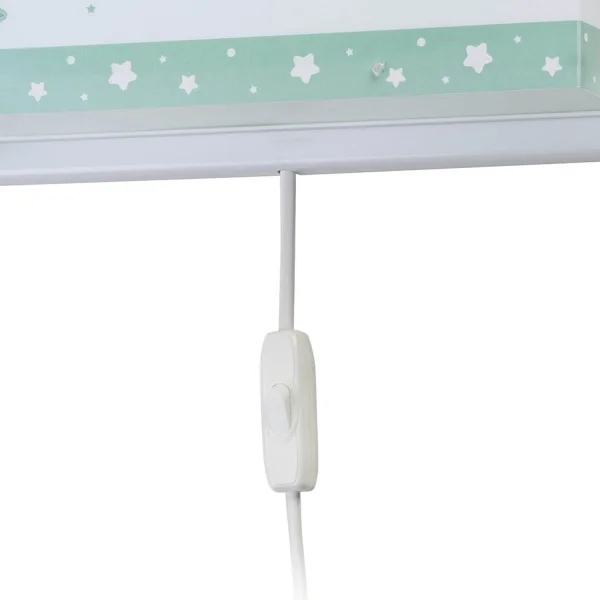 LÂMPADA DE PAREDE DA LUA VERDE