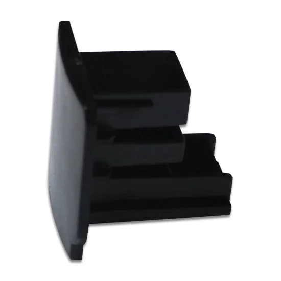 TERMINAL PARA TRILHOS TRIFÁSICO PRETO