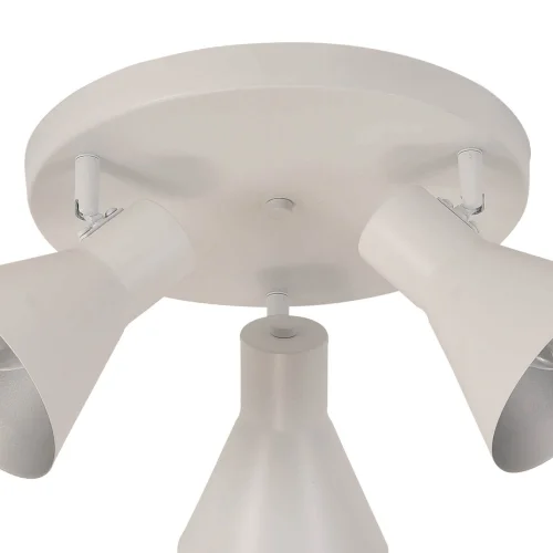 TETO DECORATIVO 3 LUZES CLARENCE BRANCO