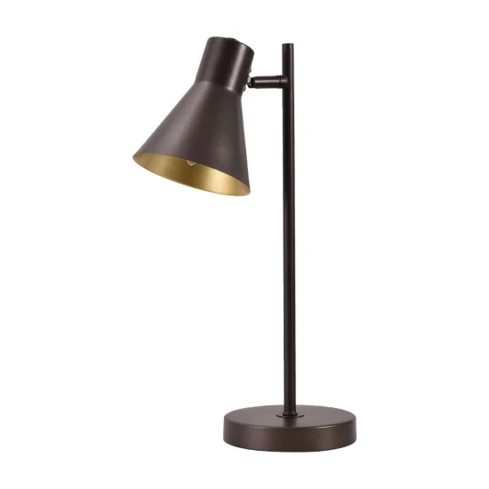 LÂMPADA DE MESA DECORATIVA CLARENCE MARROM 2