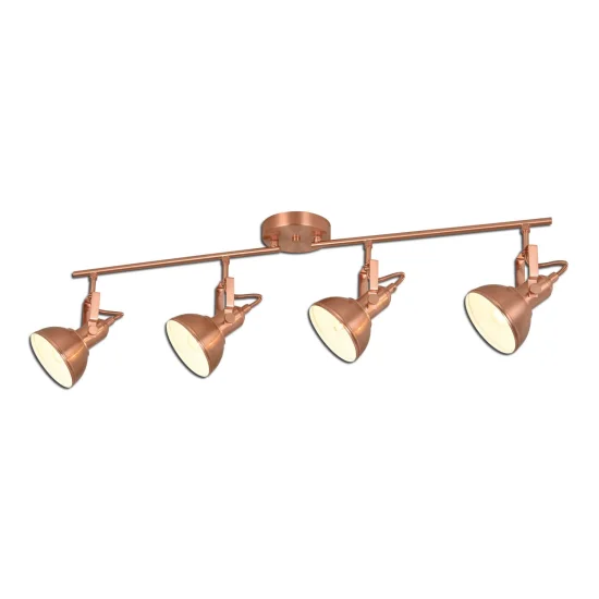 FAIXA DECORATIVA 4 LUZES MURRAY COBRE