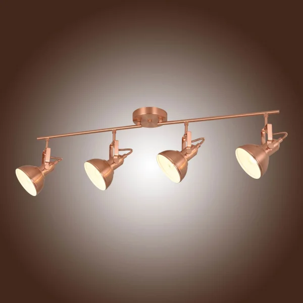 FAIXA DECORATIVA 4 LUZES MURRAY COBRE