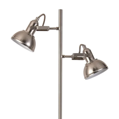 LÂMPADA DE PISO DECORATIVO 2 LUZES DE NÍQUEL MURRAY