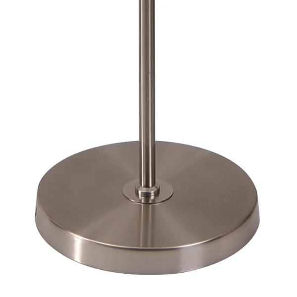 LÂMPADA DE PISO DECORATIVO 2 LUZES DE NÍQUEL MURRAY