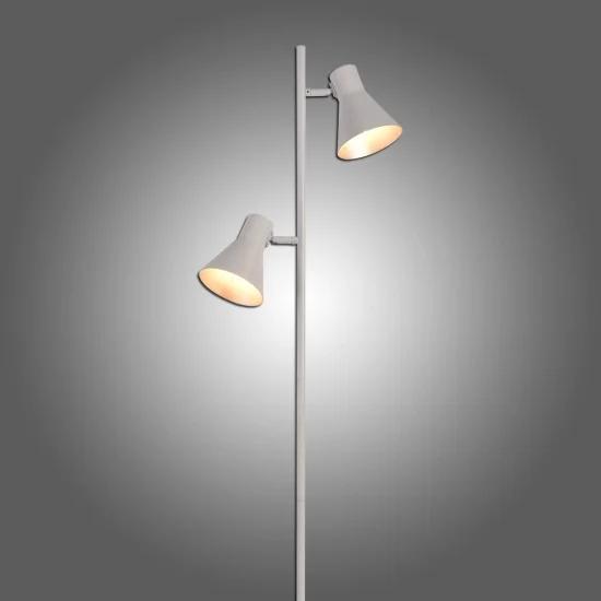 LÂMPADA DE PISO DECORATIVO 2 LUZES BRANCAS CLARENCE 2