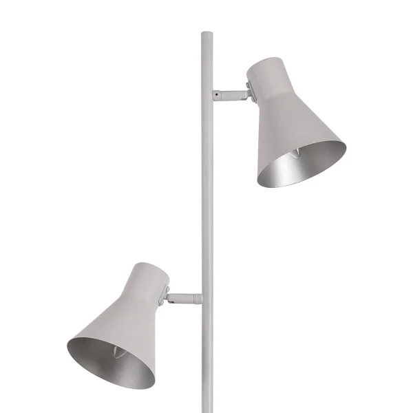 LÂMPADA DE PISO DECORATIVO 2 LUZES BRANCAS CLARENCE