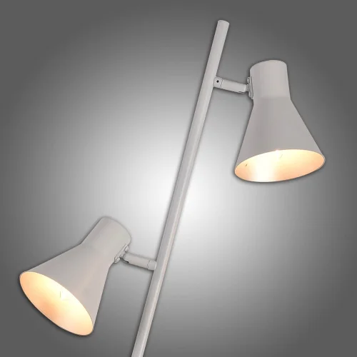 LÂMPADA DE PISO DECORATIVO 2 LUZES BRANCAS CLARENCE