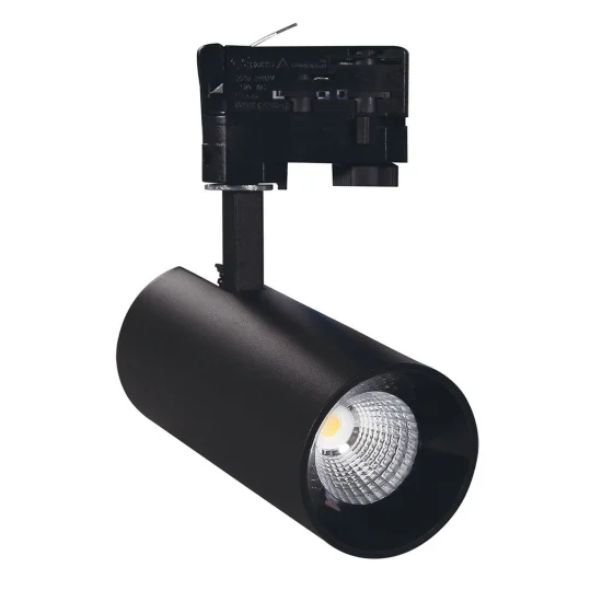 FOCO FERROVIÁRIO TRIFÁSICA LED COB 10W 4000K PRETO