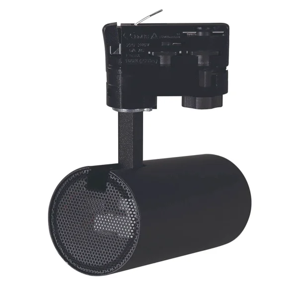 FOCO FERROVIÁRIO TRIFÁSICA LED COB 10W 4000K PRETO