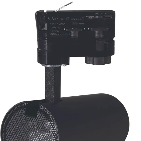 FOCO FERROVIÁRIO TRIFÁSICA LED COB 10W 4000K PRETO