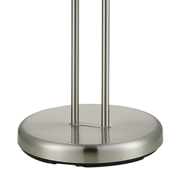 LÂMPADA EM PÉ LED ARTEMIS 18W +5W 3000K USB NÍQUEL