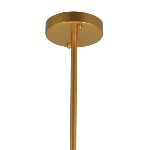 LÂMPADA DO TETO AUREL 9 LUZES DE OURO