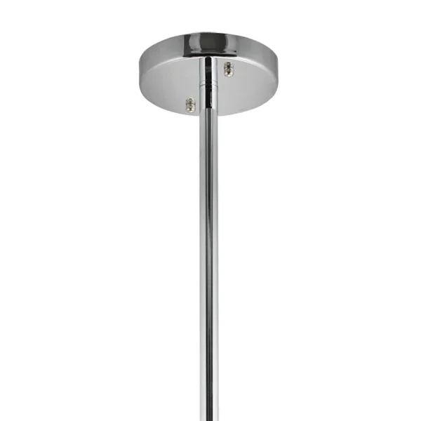 LÂMPADA DE TETO RIGEL 4 LUZES CROMADAS