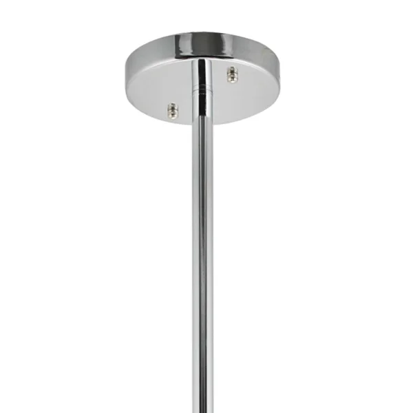 LÂMPADA DE TETO RIGEL 6 LUZES CROMADAS