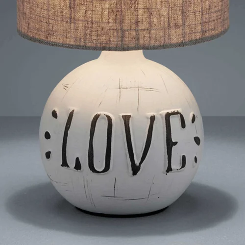 LUZ DE MESA SHEPARD AMOR CERÂMICA