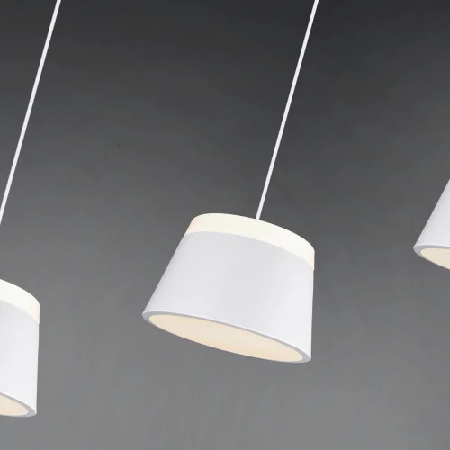 LÂMPADA DE TETO DUQUESA 3 LUZES METÁLICAS BRANCAS