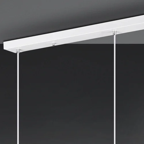 LÂMPADA DE TETO DUQUESA 3 LUZES METÁLICAS BRANCAS