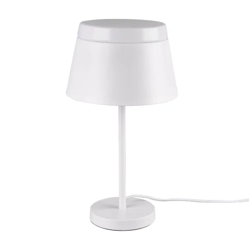 DUQUESA LÂMPADA DE MESA DE METAL BRANCO