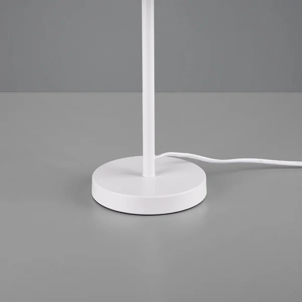 DUQUESA LÂMPADA DE MESA DE METAL BRANCO