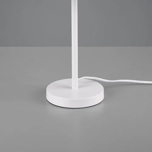 DUQUESA LÂMPADA DE MESA DE METAL BRANCO