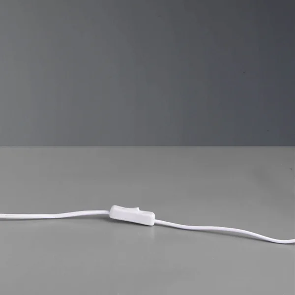 DUQUESA LÂMPADA DE MESA DE METAL BRANCO