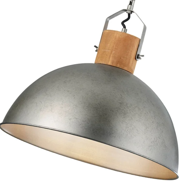 LÂMPADA DE TETO JANO METAL NÍQUEL ANTIGO